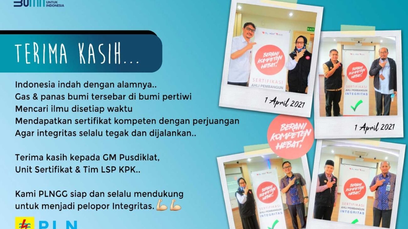 Direksi PLN GG Dukung Program KPK PROFIT (Profesional Berintegritas) Dalam Upaya Pencegahan dan Pemberantasan Tindak Pidana Korupsi